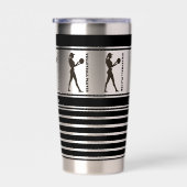 Gepersonaliseerde volleybalspeler Meisje Geïsoleerde Drinkbeker (Rechts)