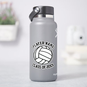 Gepersonaliseerde volleybalspeler sticker