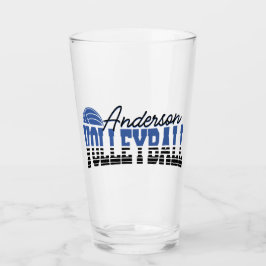 Gepersonaliseerde Volleybalspeler VOEG NAAM TOE Te Glas