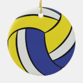 Gepersonaliseerde volleybalsport keramisch ornament (Achterkant)