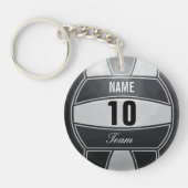 Gepersonaliseerde volleybalsport sleutelhanger (Voorkant)