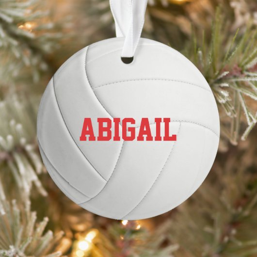 Gepersonaliseerde volleybalversiering ornament (Boom)