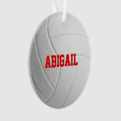 Gepersonaliseerde volleybalversiering ornament (voorkant)