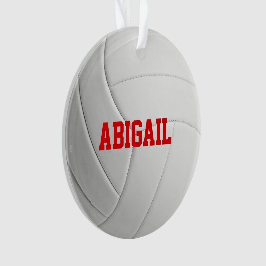Gepersonaliseerde volleybalversiering ornament (voorkant)