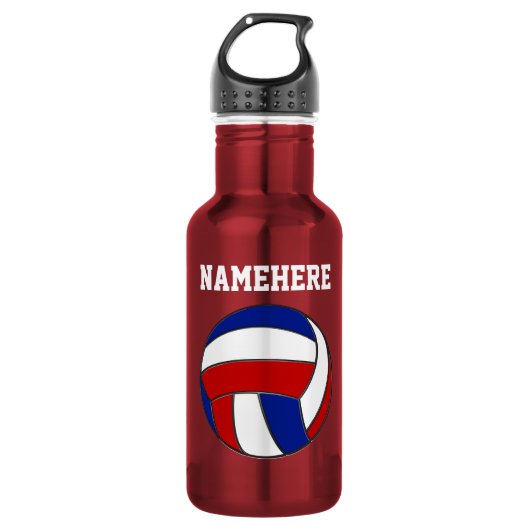 Gepersonaliseerde volleybalwaterfles, Volleybal Waterfles (Voorkant)