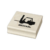 Gepersonaliseerde vorkheftruck rubberstempel (Stempel)