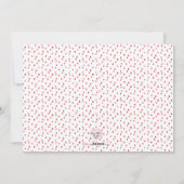 Gepersonaliseerde Vrede liefde plezier Kerstmis fo Feestdagenkaart (Achterkant)