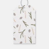 Gepersonaliseerde Vrede op Aarde Kerstmis Cadeaulabel (Achterkant)