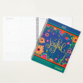 Gepersonaliseerde vreugdevolle inspirerende hommel planner (Display)