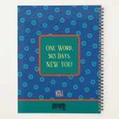 Gepersonaliseerde vreugdevolle inspirerende hommel planner (Achterkant)