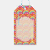 Gepersonaliseerde vreugdevolle Waterverf cadeau La Cadeaulabel (Voorkant)