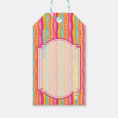 Gepersonaliseerde vreugdevolle Waterverf cadeau La Cadeaulabel (Voorkant)