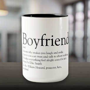 Gepersonaliseerde Vriend Definitie Cool Fun Tweekleurige Koffiemok