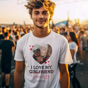 Gepersonaliseerde vriend foto & hond humor t-shirt