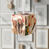 Gepersonaliseerde Vrienden Foto Kubus Ornament
