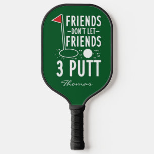 Gepersonaliseerde Vrienden laten vrienden niet 3 P Pickleball Paddle