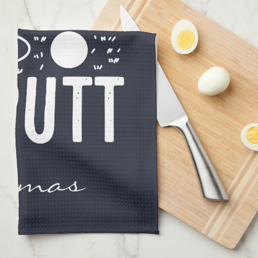 Gepersonaliseerde Vrienden laten vrienden niet 3 P Theedoek (Quarter Fold)