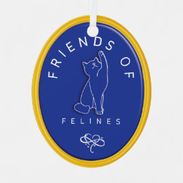 Gepersonaliseerde Vrienden van Felines Ornament