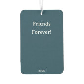 Gepersonaliseerde vrienden voor altijd met Afbeeld Luchtverfrisser (Achterkant)