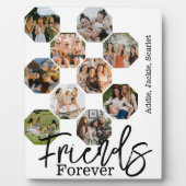 Gepersonaliseerde Vrienden Voor Altijd Naam 10 Fot Fotoplaat (Voorkant)