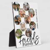 Gepersonaliseerde Vrienden Voor Altijd Naam 10 Fot Fotoplaat (Zijkant)