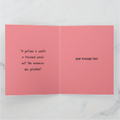 Gepersonaliseerde vriendenkaart Birthday-kaart Kaart (Binnen)