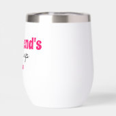 Gepersonaliseerde Vriendinnen Sippy Cup Wijndroogt (Achterkant)