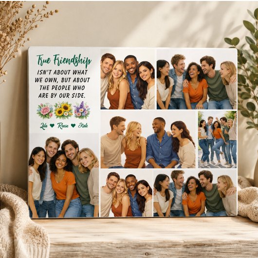 Gepersonaliseerde Vriendschap | Beste Vriend Fotoplaat