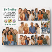 Gepersonaliseerde Vriendschap | Beste Vriend Fotoplaat (Voorkant)