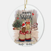 Gepersonaliseerde vriendschap Ornamenten voor zuss (Links)