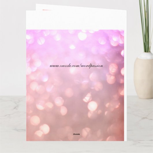 Gepersonaliseerde vrijdag kaart (Achterkant)