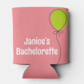 Gepersonaliseerde vrijgezelle coosie blikjeskoeler (Achterkant)