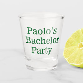 Gepersonaliseerde vrijgezelle geschenken geschoten shot glas