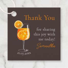 Gepersonaliseerde vrijgezellenfeest bedankkaart bedankjes labels