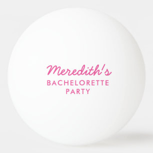 Gepersonaliseerde vrijgezellenfeest Ping Pong Ball