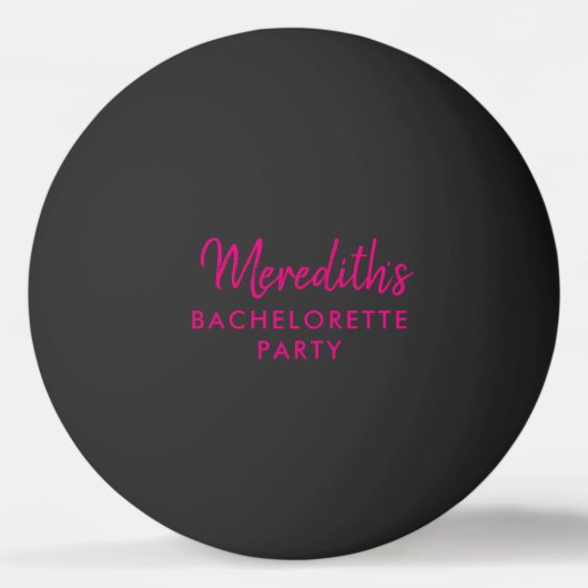 Gepersonaliseerde vrijgezellenfeest Ping Pong Ball (Voorkant)