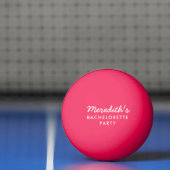 Gepersonaliseerde vrijgezellenfeest Ping Pong Ball (Net)