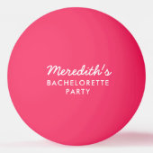 Gepersonaliseerde vrijgezellenfeest Ping Pong Ball (Voorkant)