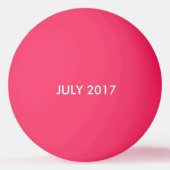 Gepersonaliseerde vrijgezellenfeest Ping Pong Ball (Achterkant)