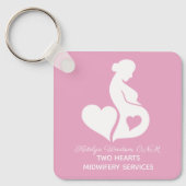 Gepersonaliseerde vroedvrouw Beauful Doula OBGYN R Sleutelhanger (Voorkant)