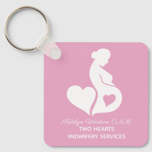 Gepersonaliseerde vroedvrouw Beauful Doula OBGYN R Sleutelhanger