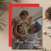 Gepersonaliseerde Vrolijk Alles Familie Kerstwagen Feestdagenkaart