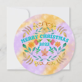 GEPERSONALISEERDE VROLIJKE KERST 20XX FEESTDAGENKAART