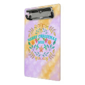 GEPERSONALISEERDE VROLIJKE KERST 20XX MINI KLEMBORD (Angled2)