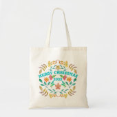 GEPERSONALISEERDE VROLIJKE KERST 20XX TOTE BAG (Voorkant)