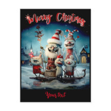 Gepersonaliseerde vrolijke kerst grappig