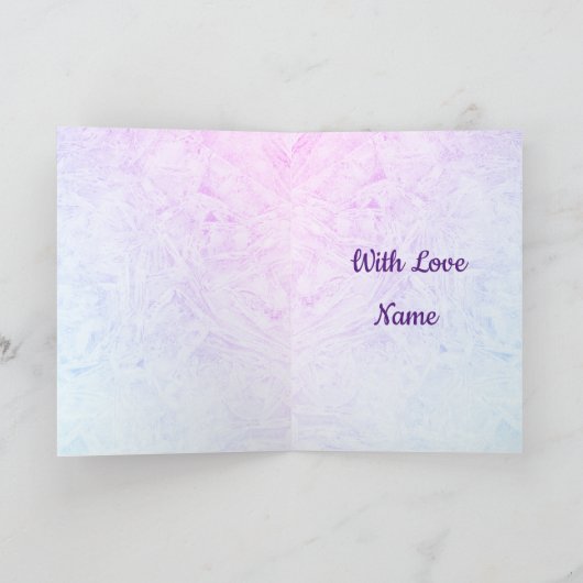 Gepersonaliseerde vrolijke kerst kleindochter kaart (Binnen)