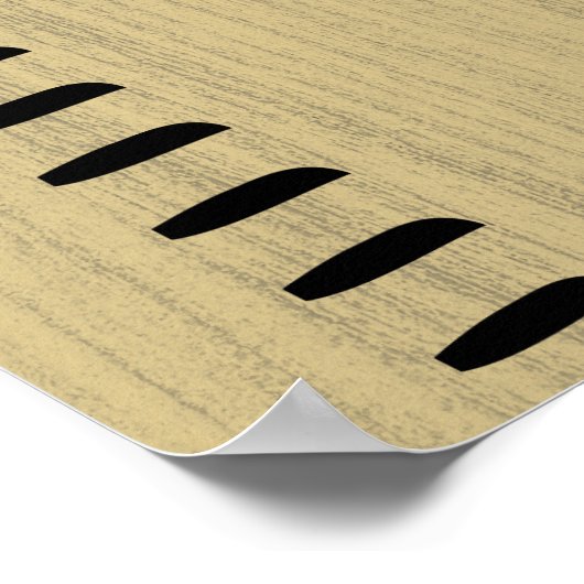 Gepersonaliseerde Vrouw groei grafiek liniaal | Mi Poster (Hoek)