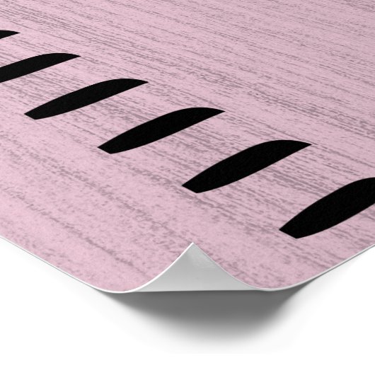 Gepersonaliseerde Vrouw groei grafiek liniaal | Mi Poster (Hoek)