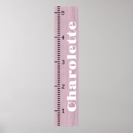 Gepersonaliseerde Vrouw groei grafiek liniaal | Mi Poster